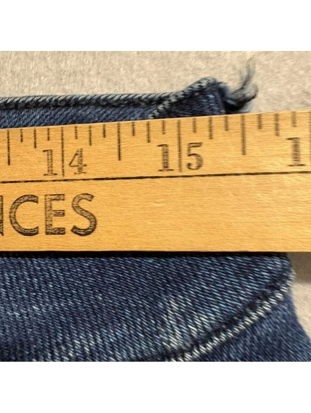 Candiani Denim Jeans Womens Size Medium Blue Distressed Italian Cotton Blend